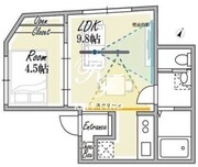 プラタナス幡ヶ谷 301 間取り図