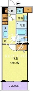 クレヴィスタ大塚 403 間取り図