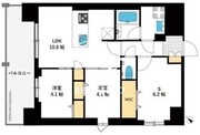 東京マンション 705 間取り図