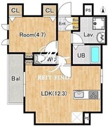 ジーグランデ千歳 801 間取り図 ?>