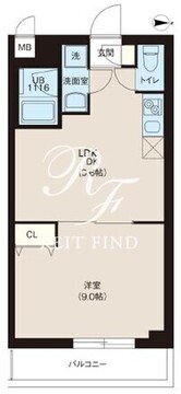 レオーネ志村坂上 308 間取り図