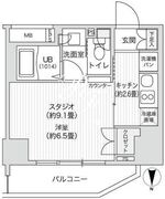 レジディア笹塚2 1310 間取り図
