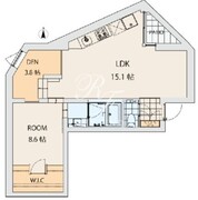 コートモデリア広尾Tokyo 002 間取り図