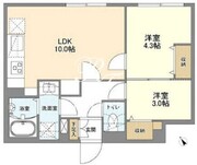 ウェルスクエア新宿戸山 201 間取り図