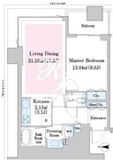 中野ステーションレジデンス 501 間取り図