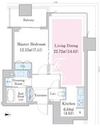 中野ステーションレジデンス 520 間取り図