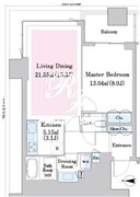 中野ステーションレジデンス 801 間取り図