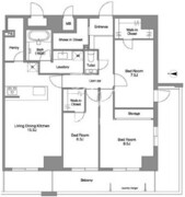 プリマステラ 1403 間取り図