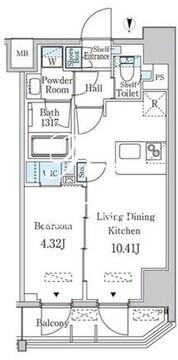 JP noie 西蒲田 705 間取り図
