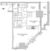 プラウドフラット錦糸町ウエスト 404 間取り図