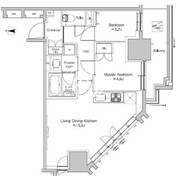 プラウドフラット錦糸町ウエスト 704 間取り図