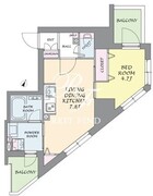 オージュ渋谷 601 間取り図