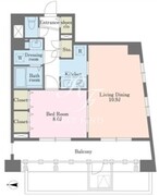 デュオステージ大塚 702 間取り図