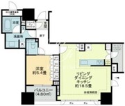 クラッシィハウス大手町ザ・スイート 802 間取り図