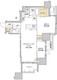 グレーシアフィット三軒茶屋 1202 間取り図