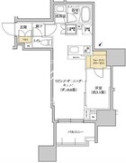 グレーシアフィット三軒茶屋 102 間取り図