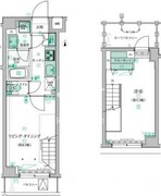 リヴシティ西早稲田 504 間取り図