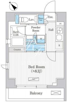 アーバンプレミア池尻大橋 201 間取り図