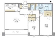 ドッグウッド南麻布 402 間取り図