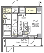 アークマーク世田谷砧 503 間取り図