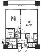 エスレジデンス押上パークサイド 501 間取り図