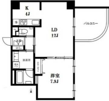 モンテヴェルデ神楽坂弐番館 303 間取り図