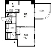 モンテヴェルデ神楽坂弐番館 403 間取り図