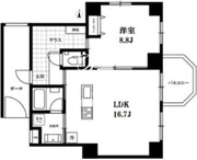 モンテヴェルデ神楽坂弐番館 304 間取り図