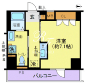 ジェノヴィア東日本橋駅前グリーンヴェール 607 間取り図