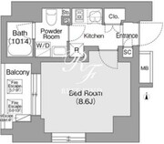 コンフォリア・リヴ森下ＭＵＴＩＯ 1004 間取り図