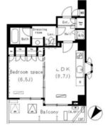 パークアクシス明治神宮前 504 間取り図