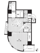 カスタリア初台 601 間取り図