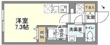 ウェルスクエア武蔵小山2 304 間取り図