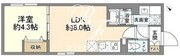 ウェルスクエア武蔵小山2 303 間取り図