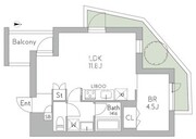 グランデュオ祖師谷5 101 間取り図