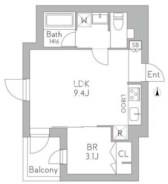グランデュオ祖師谷5 202 間取り図
