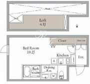 ライブフラット西荻窪 201 間取り図