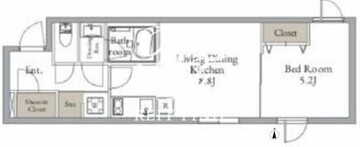ライブフラット西荻窪 103 間取り図