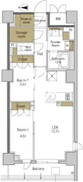 ＲＪＲプレシア大森北 303 間取り図