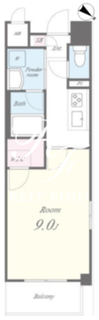 モンテルーチェ 404 間取り図