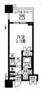 レジディア錦糸町 303 間取り図