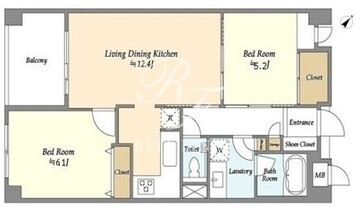 リテラス学芸大学 306 間取り図