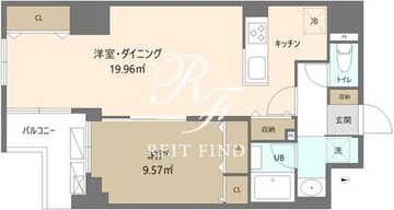 Ｒｅｆｒａｍｅ５早稲田 901 間取り図