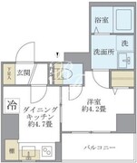 シティフォレスト森下 401 間取り図