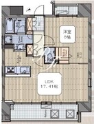 麻布十番テラス 901 間取り図