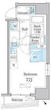デュオフラッツ日本橋水天宮 403 間取り図