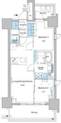 ルフォンプログレ門前仲町プレミア 604 間取り図 ?>