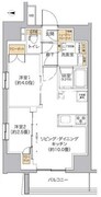 リビオメゾン新宿ウエスト 601 間取り図