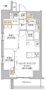 リビオメゾン新宿ウエスト 1201 間取り図