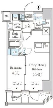JP noie 西蒲田 905 間取り図